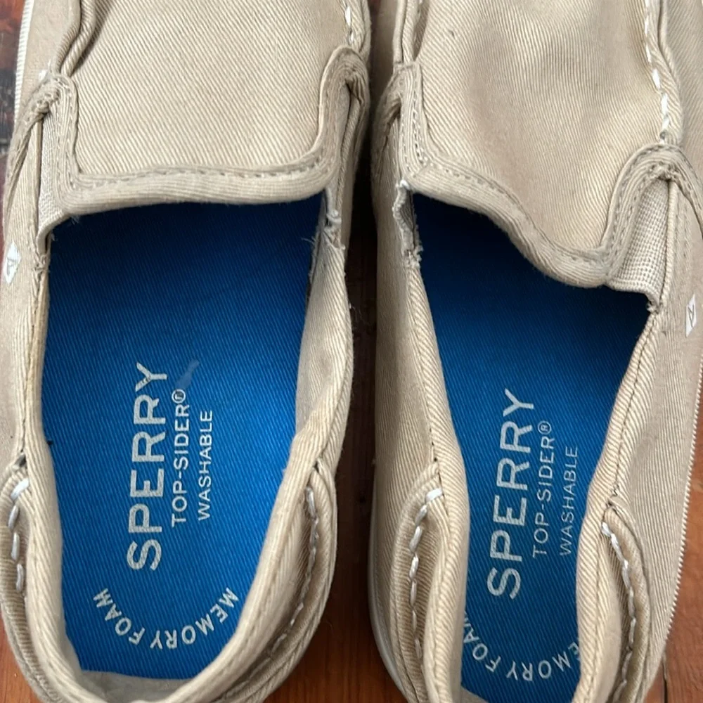 Tan Sperry Top- Sider Boar shoes Size 13M